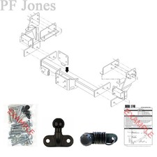 PCT Towbar for Toyota Dyna 350 / 150 Chassis Pick Up Tipper 2007 On - Flange