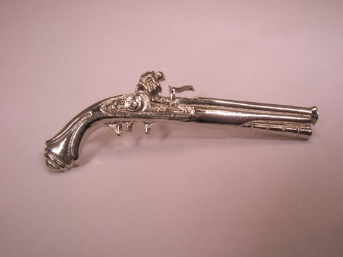Flintlock percussion pistol - flintlock,