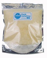 PORK Gelatine Powder 1KG 240 Bloom  Unflavoured powdered gelatine