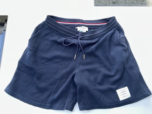 Thom browne navy sweat shorts - sweat,