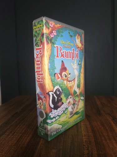 Bambi disney vhs video tape - bambi,
