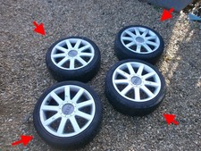 AUDI A2 RS4 17" SILVER genuine