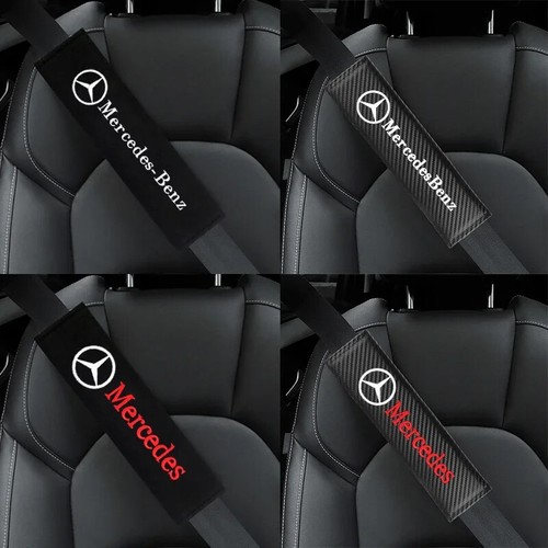 Red safety seat belt - 2x,