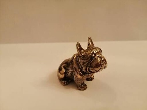 French bulldog dog brass - bulldog,
