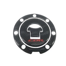 Carbon Fiber Fuel Gas Cap cover pad sticker Decal For Honda CBR600 F2 F3 F4 F4I
