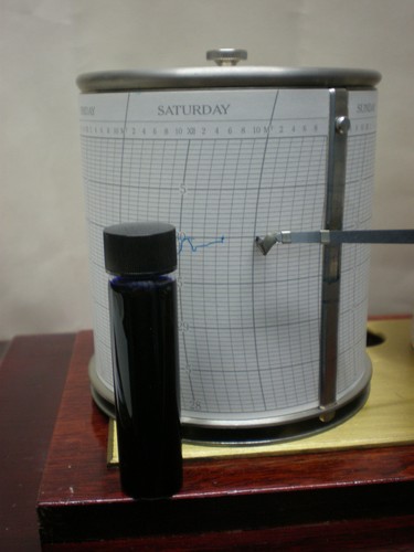 Barograph ink blue - "ink, a