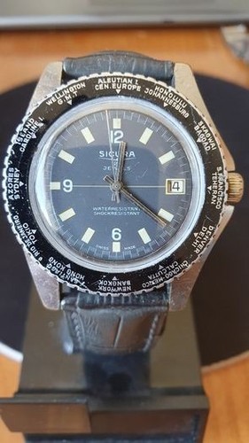 Sicura vintage worldtimer - vintage,
