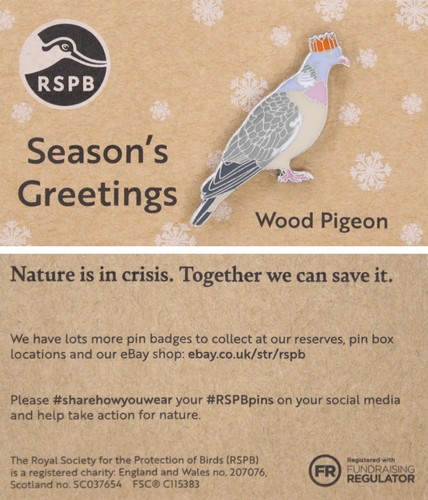 Rspb pin badge niic - badge,
