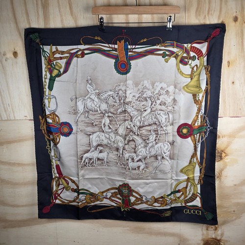 Gucci silk scarf - silk, equestrian