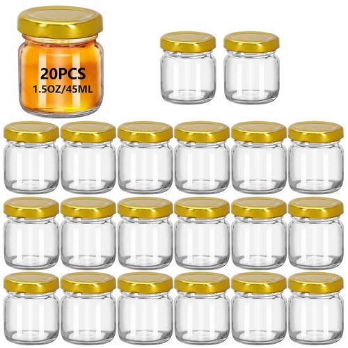 20pack round mini clear - 1.5, oz