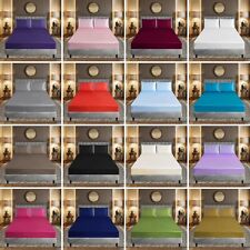 3 PCS Luxury Silky Satin Sheet Set ? 40cm Extra Deep Fitted Sheet & Pillowcases.