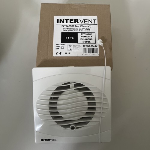 Manrose intervent bvf100hp - intervent, 4"