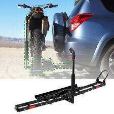 Bike Steel Motorcycle Scooter Dirtbike Carrier Hauler Hitch Mount Rack Ramp