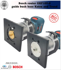 Bosch GKF18V-8 router sub base Trend Katsu guide bush Groove Slotting Made UK