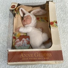 Anne Geddes Baby Bunny White