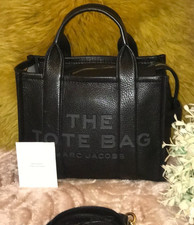Used Once Genuine *Marc Jacobs Tote *SM Leather shoulder bag,RRP £345, Black