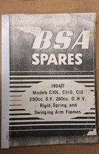 BSA C10L C11G C12 250 1954-57