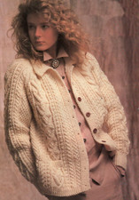 Ladies Aran Cardigan Knitting