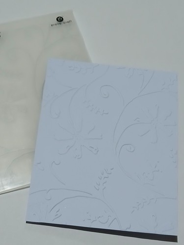 Lovely little floral cuttlebug - little,