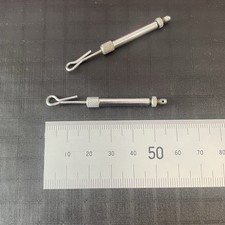 Model Yacht RC Sailboat Fittings - Slimline 3mm Bottlescrews Pair