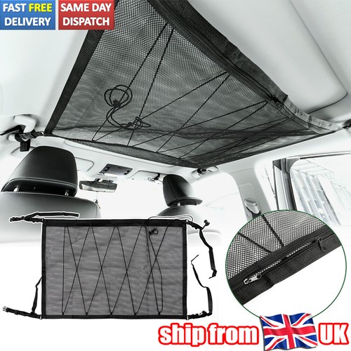 Car roof ceiling cargo net - car,