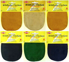Kleiber Suede Patches - Pack of 2 - Sew On - Elbow or Knee - 5 Colours