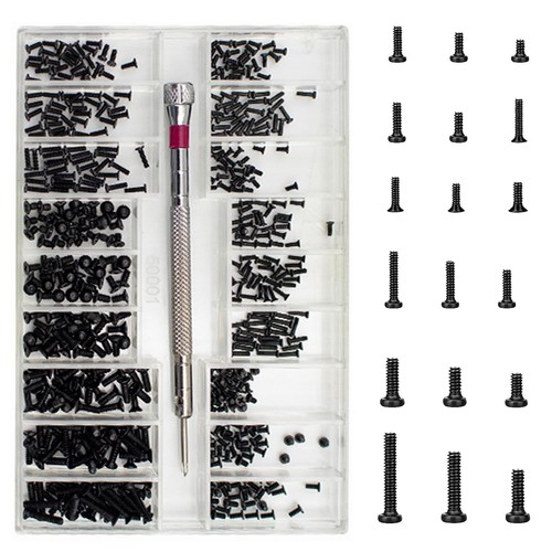 500 pcs small screws set - small,