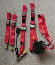  UNWIN WHEELCHAIR RESTRAINTS / STRAPS TO FIT UNWIN TRACKING, COMPLETE SET UNUSED