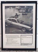 Framed original Classic Car Ad