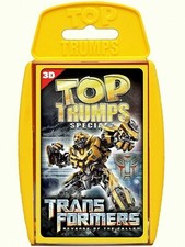 TRANSFORMERS REVENGE OF THE FALLEN 2009 TOP TRUMPS SPECIALS NEW AND SEALED