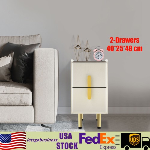 Narrow bedside table with - table,