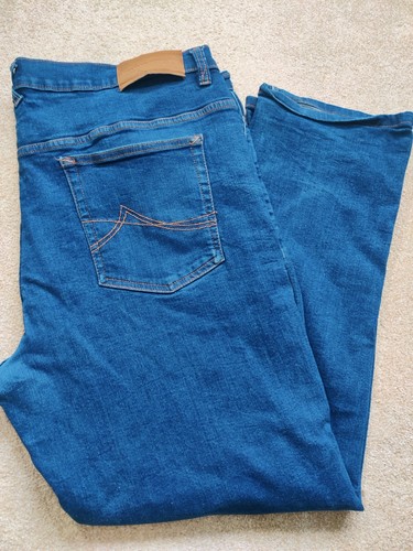 Mens blue mantaray jeans - jeans, 44'