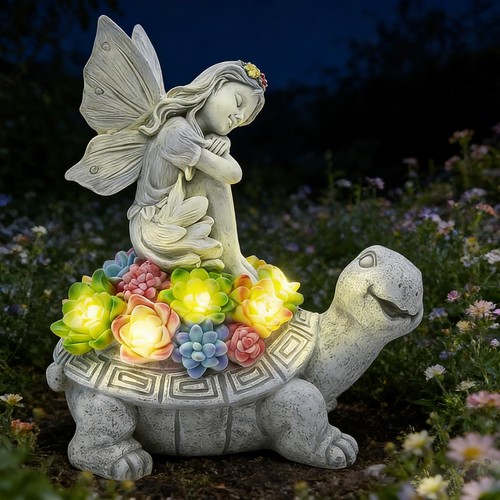 Solar fairy tortoise - tortoise, ornament