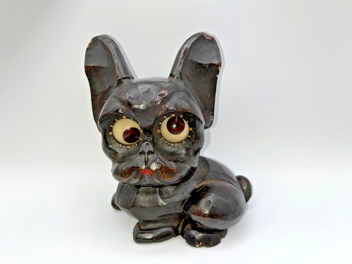 Vintage french bull dog - vintage,