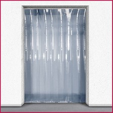 PVC Strip Curtain / Pedestrian / Cold Room / Door Kit - 1.5m (w)  x 2.25m (d)