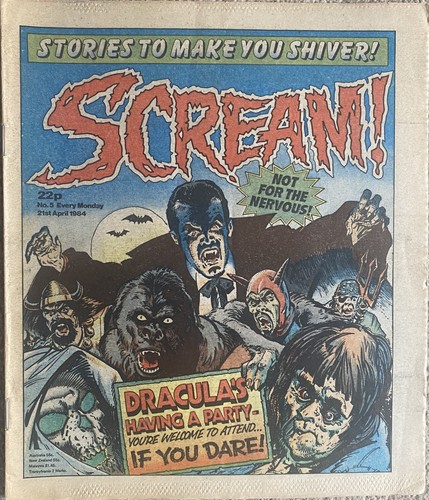 Scream comic 21st april - comic,