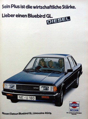 1982 datsun nissan bluebird - 1982,
