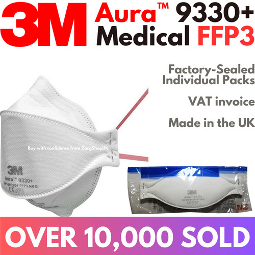 Aura 9330 ffp3 respirator - aura, 9330+