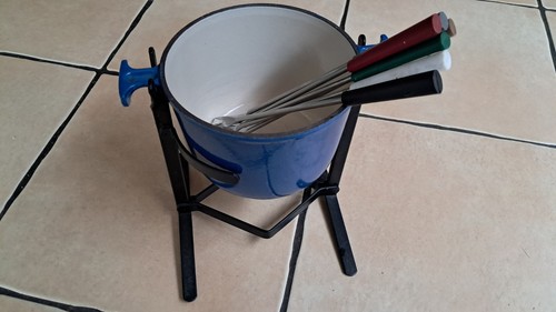 Creuset cast iron fondue - iron,