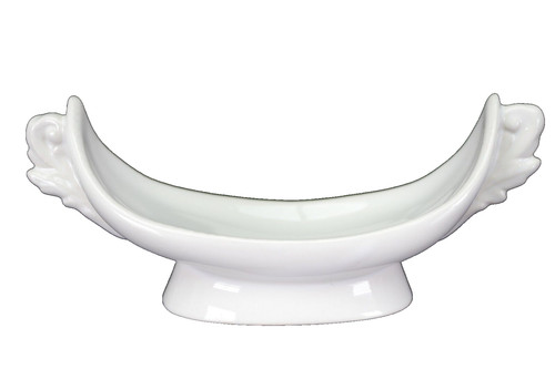Pottery melon slice holder - pottery,