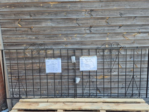 Scroll top wrought iron style - wrought,