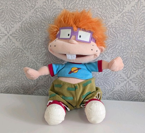 Vgc rugrats chuckie plush soft - rugrats,