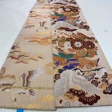 Maru Obi Japanese Vintage antique Belt - Beautiful Japanese Maru-Obi Luxury 3470