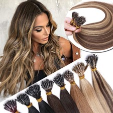 Nano Ring Remy Human Hair Extensions Micro Loop Nano Bead Balayage 100g Thick UK