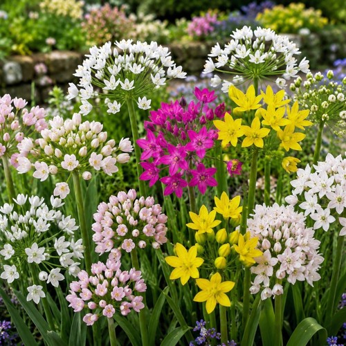 Small flowering allium - flowering,
