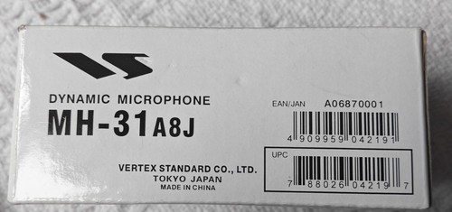 Yaesu 31a8j hand - mh-31a8j, microphone
