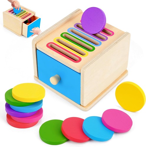Wooden coin box - coin,
