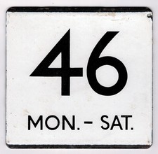 London Transport enamel bus