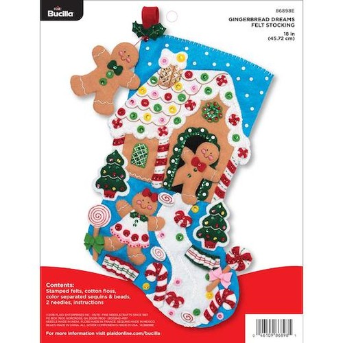 Bucilla felt christmas - bucilla, 18"