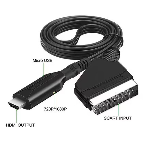 Scart hdmi converter - to,